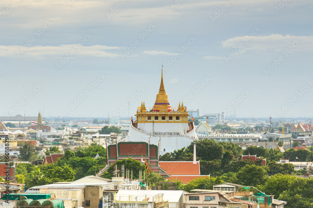 Golden Mountain Wat Saket Bangkok