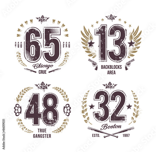 Grunge Numbers