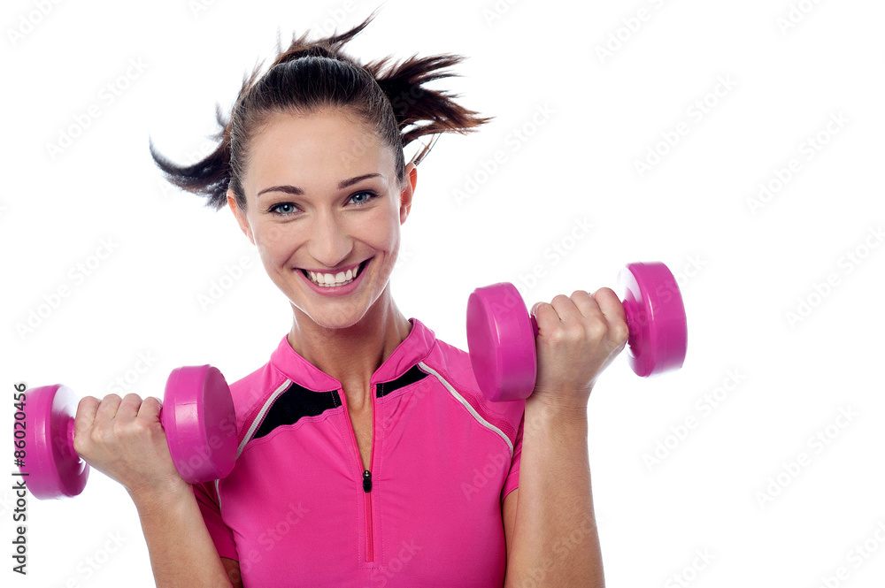 Dumbbells make my hand stronger Dumbbells make my hand stronger