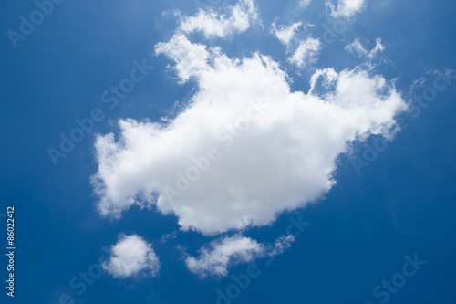 Cloud Against The Blue Sky