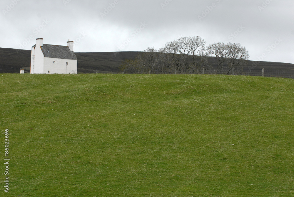 Fototapeta premium Petite maison dans les Highlands