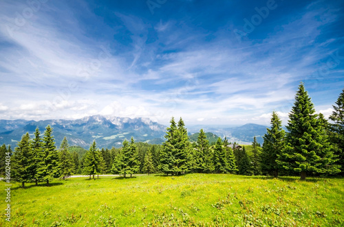 Alpen  Berge  sch  ner Ausblick in Bayern