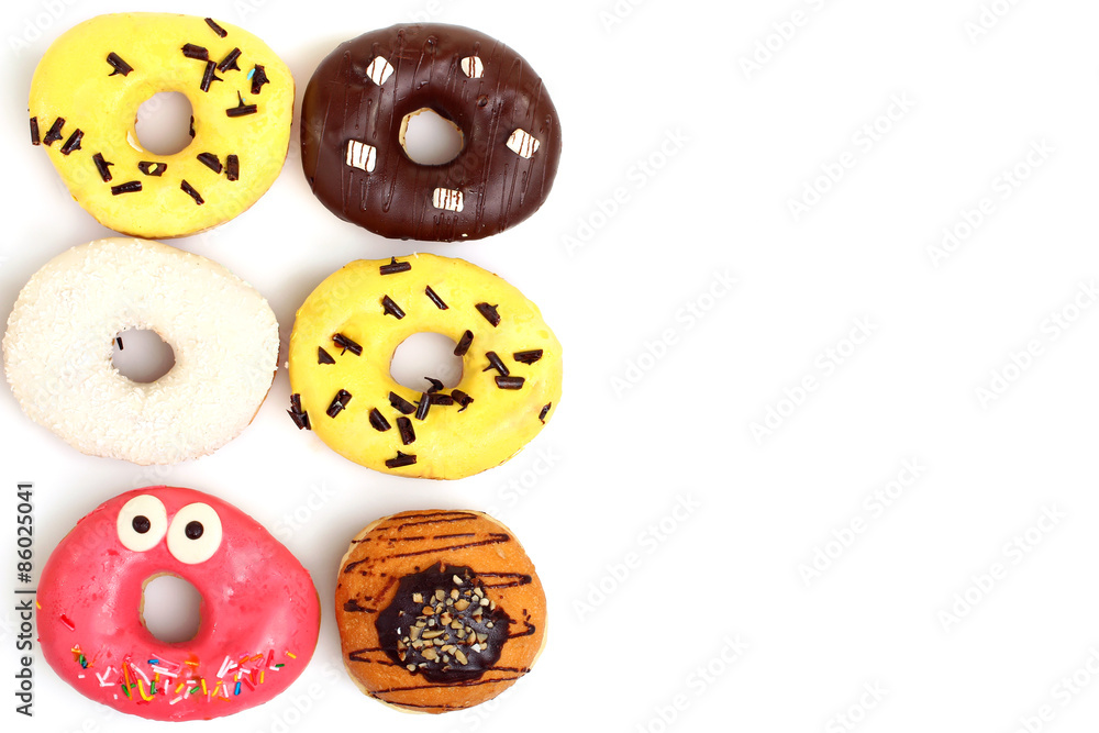 Obraz premium Donuts isolated