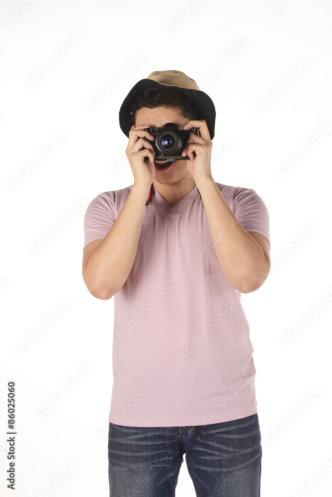 Asian photographer taking image Asian photographer taking image