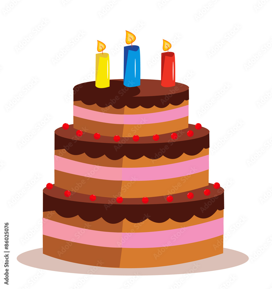 Sweet cake for birthday holiday Sweet cake for birthday holiday