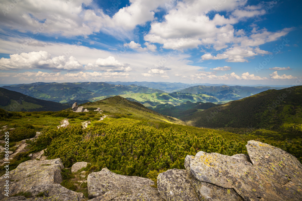 Beautiful mountains landscape in Carpathian Beautiful mountains landscape in Carpathian