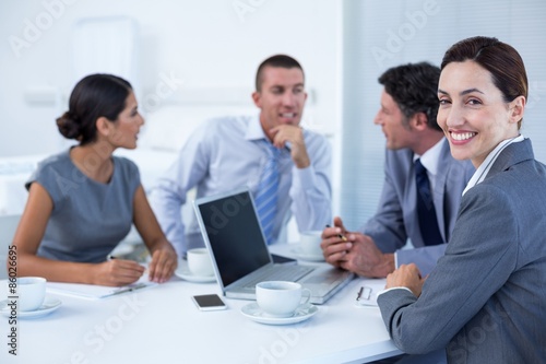Business people having meeting 