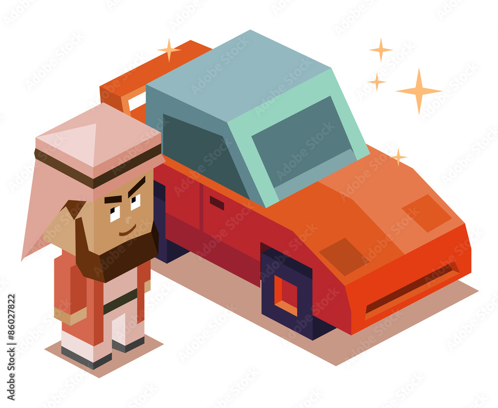 Fototapeta premium arab sugar daddy