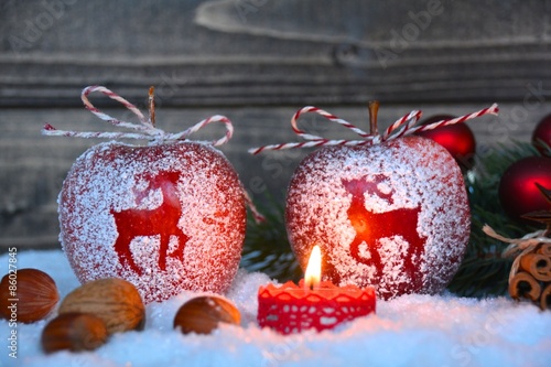 Weihnachtskarte - zwei Weih...