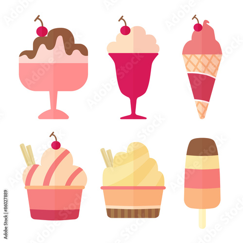 Ice Cream icons set