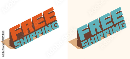 free shipping text