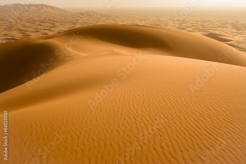 Fototapeta Naklejka Na Ścianę i Meble -  Sand dunes in the Sahara Desert, Merzouga, Morocco