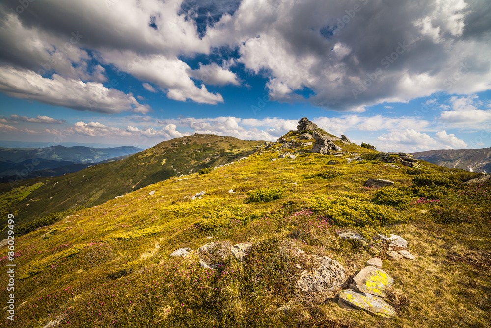 Beautiful mountains landscape in Carpathian Beautiful mountains landscape in Carpathian