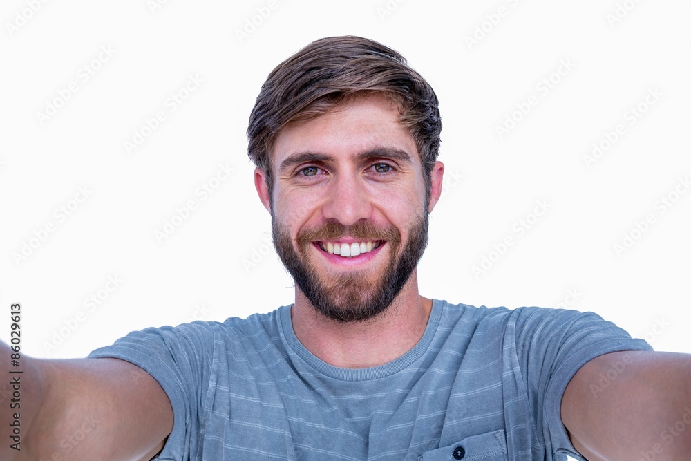 Fototapeta premium Handsome man smiling at camera 