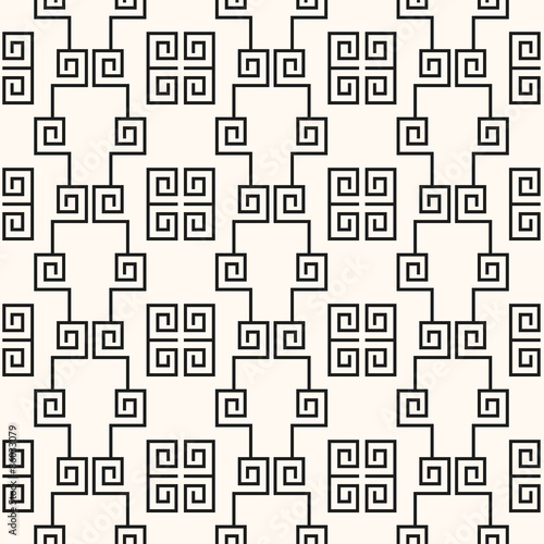 Graphical seamless pattern on white background