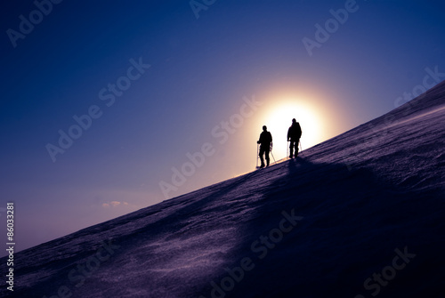 Two climbers