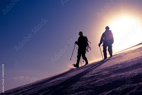 Two climbers