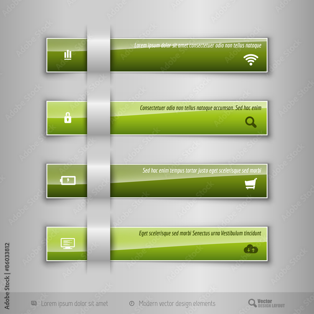 Modern business tabs - infographics - template for web design or Modern business tabs - infographics - template for web design or