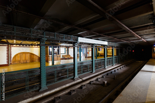 Subway station of Budapest