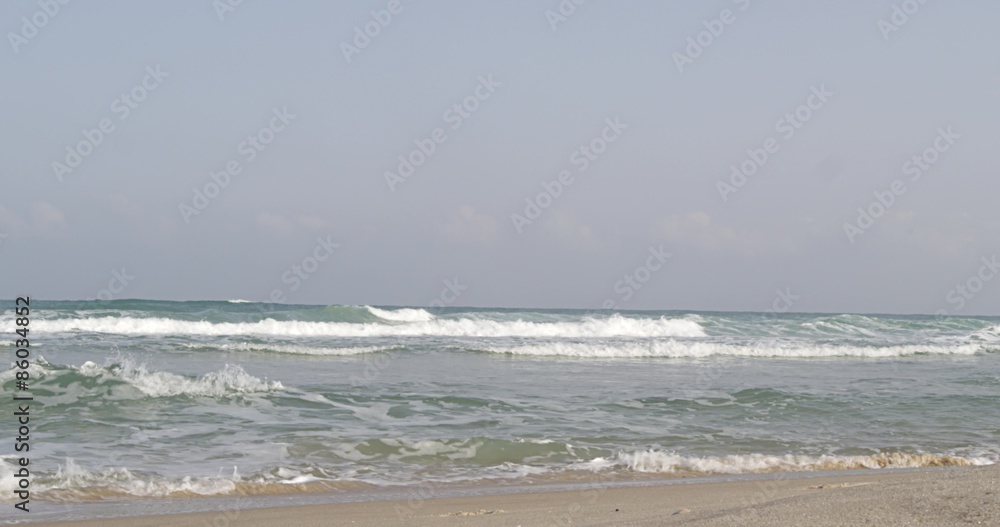 Mediterranean sea and skyline Mediterranean sea and skyline