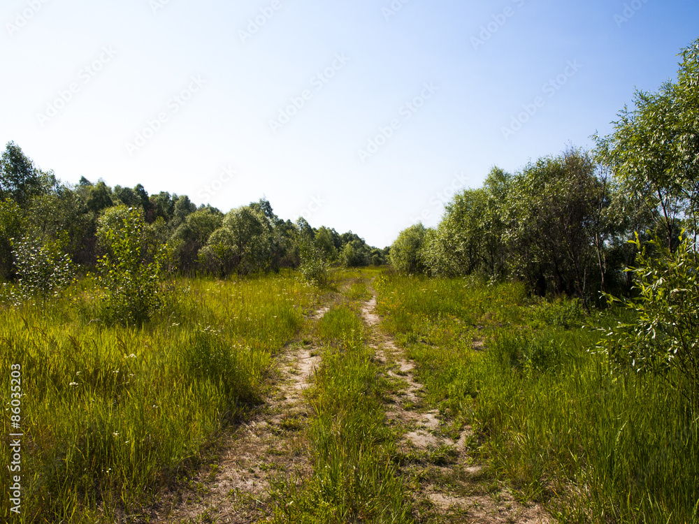 Empty road