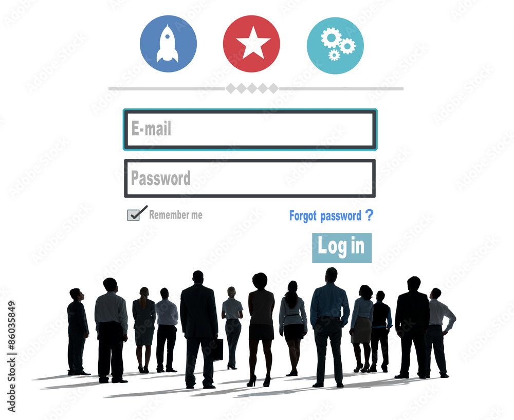 Log in Security Username Password Protection Privacy Concept Log in Security Username Password Protection Privacy Concept
