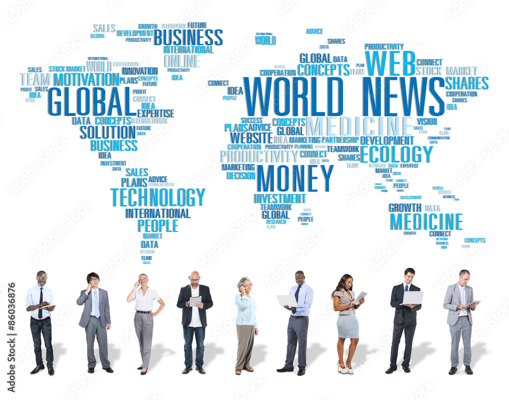World News Globalization Advertising Event Media Infomation Conc World News Globalization Advertising Event Media Infomation Conc