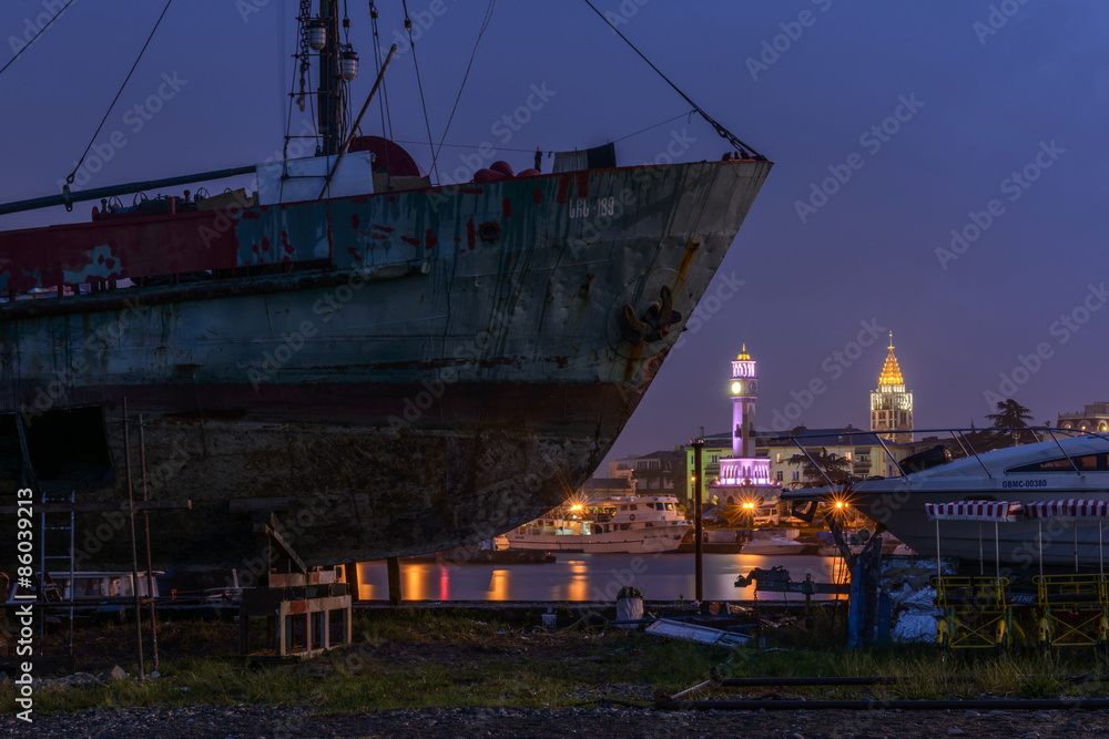 Fototapeta premium View of Batumi