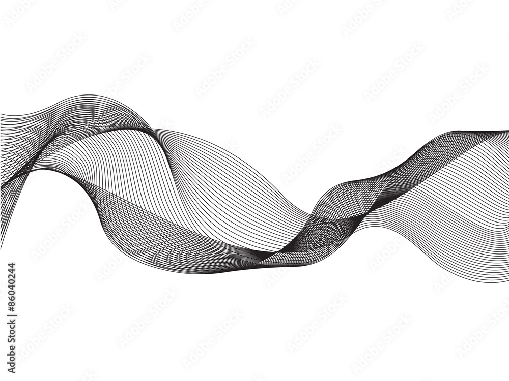 abstract flowing wave design layout vector background Stock ...