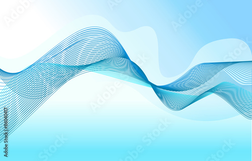 abstract flowing water wave vector background design element