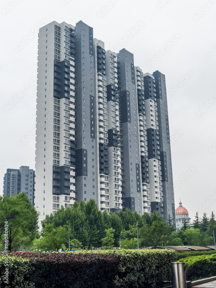 Fototapeta premium Regenzeit in Jiangyin