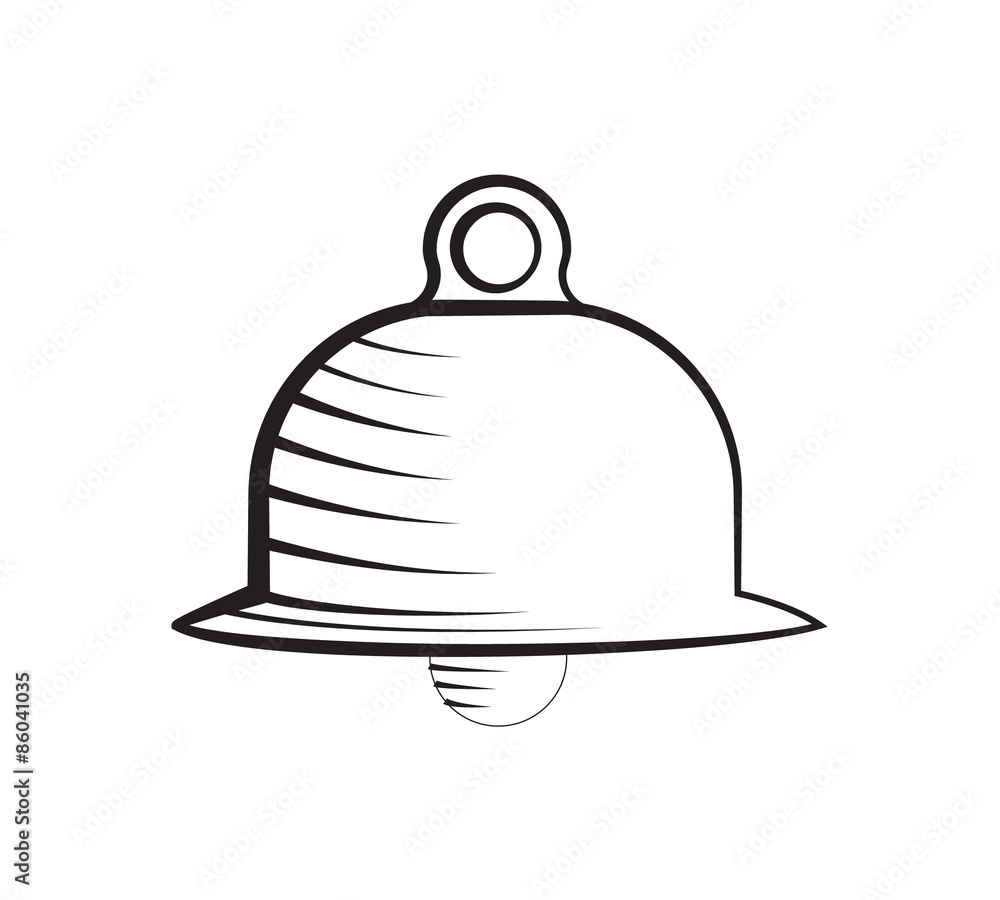 alarm bell symbol icon isolated vector warning alarm bell symbol icon isolated vector warning