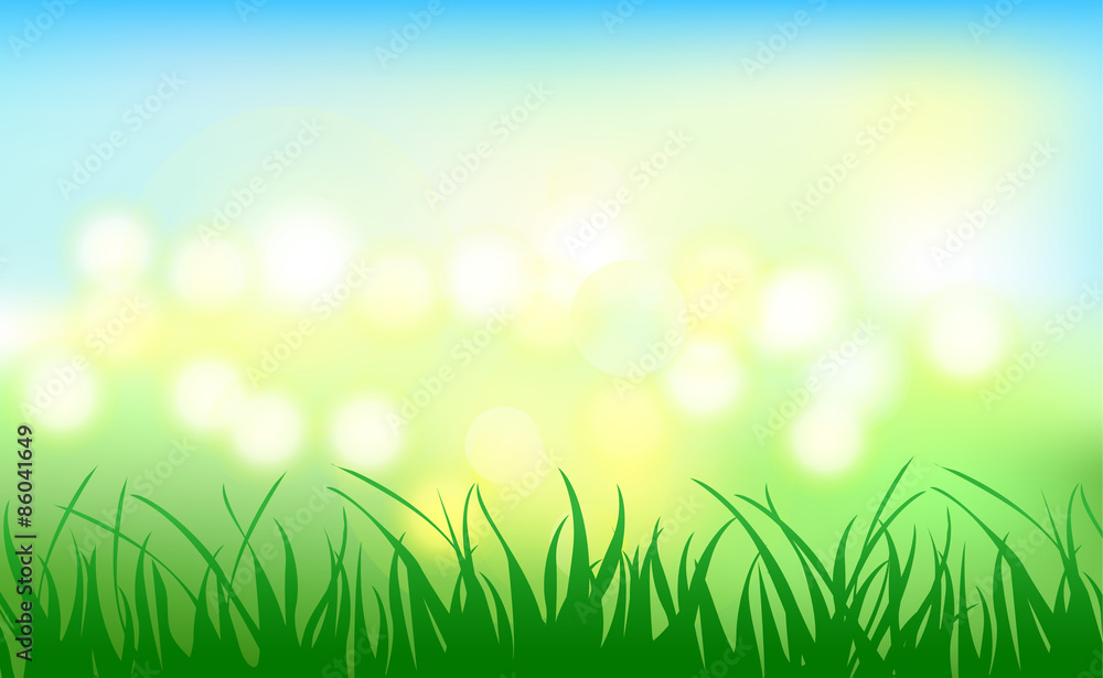 lights grass background vector design leayout