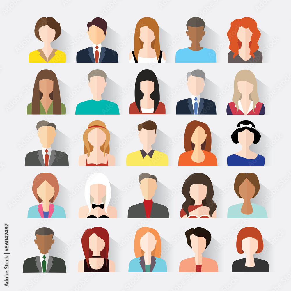 Big set of avatars Big set of avatars