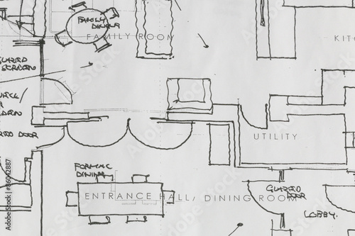 Architects plans - hand drawn