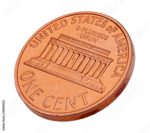 Penny, Coin, USA. photo