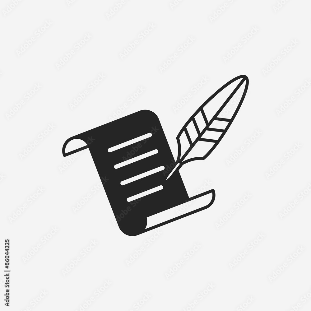 poetry icon Stock-Vektorgrafik | Adobe Stock