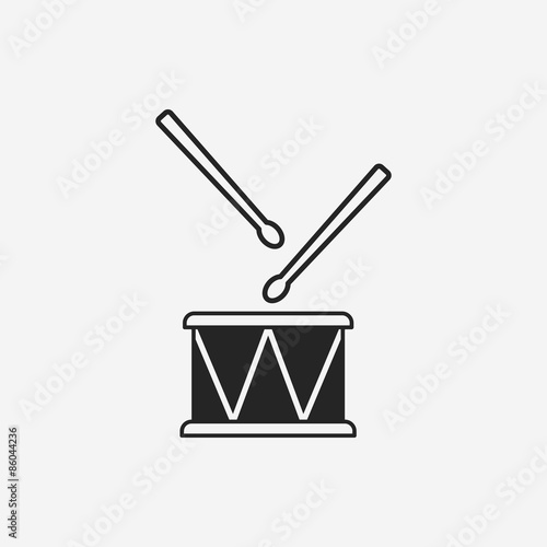 musical instrument drum icon