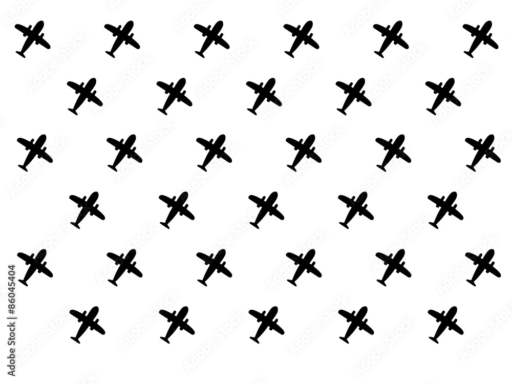airplane silhouette background airplane silhouette background