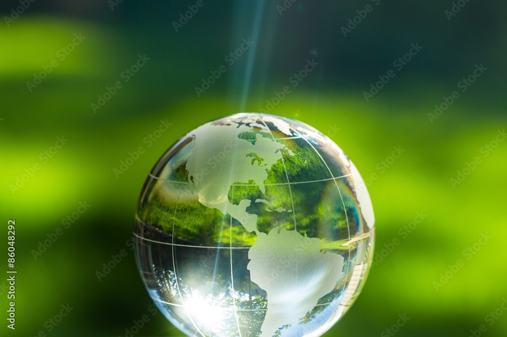 Globe, Earth, Green.