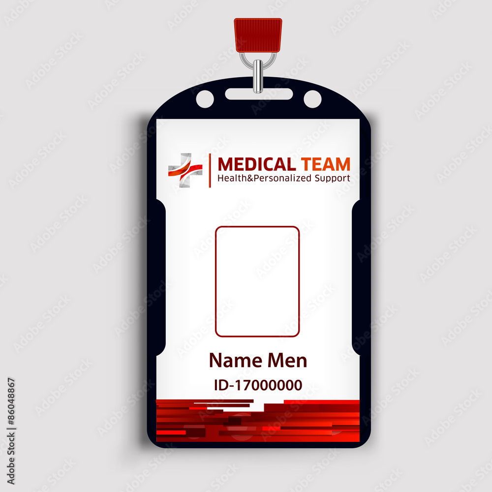 Naklejka premium Id Corporate identity Medicine