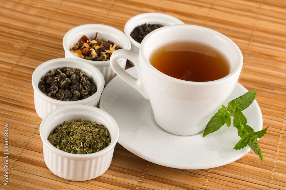 Tea, Tea Leaves, Cup. Tea, Tea Leaves, Cup.