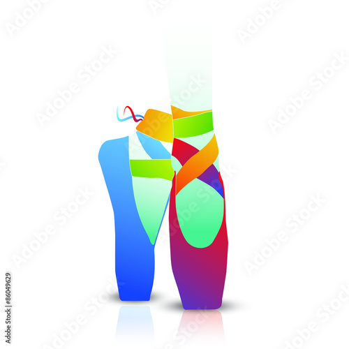 scarpe, ballerina, danza, ballerine, 