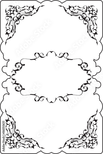Art vintage frame