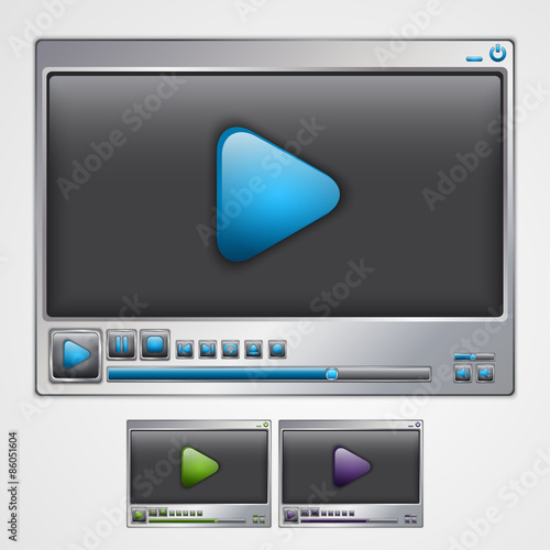 Video player interface.