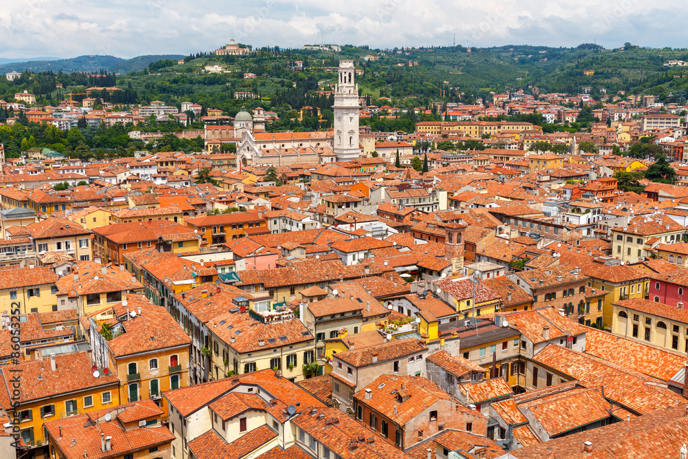 View of Verona from above.