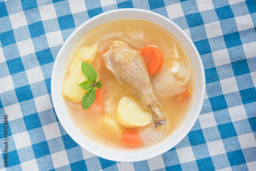 chicken stew with basil