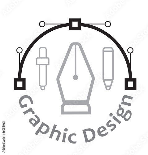 Vector graphic design concept and icons