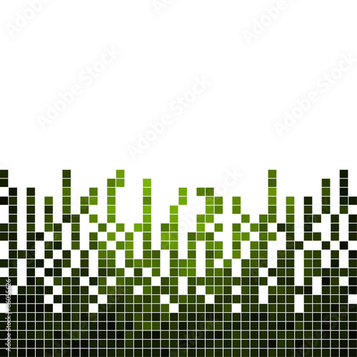 abstract square pixel mosaic background