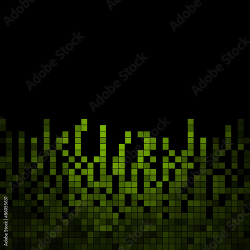 abstract square pixel mosaic background